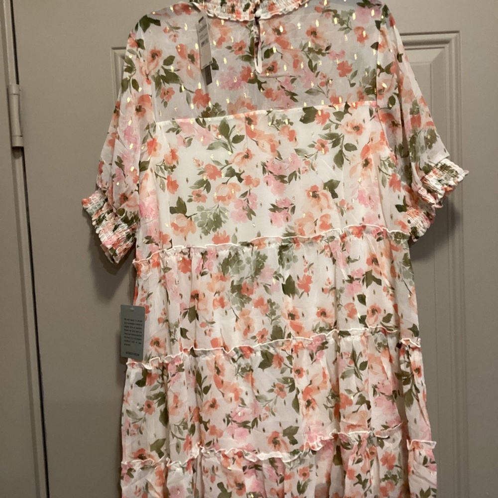 Love By Design Marion Smock Neck Babydoll Dress - Picture 15 of 16